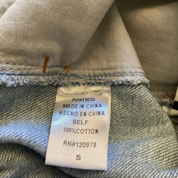 Entro The Dani‎ Elastic Waist Light Wash High-Waisted Jeans Small Relaxed Denim - Picture 3 of 8